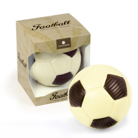 Futbalová lopta z čokolády
