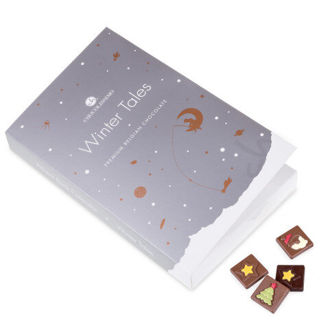 adventný kalendár, darček na advent, darček od Mikuláša, adventná čokoláda
