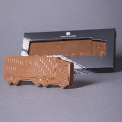 Čokoládové nákladné auto