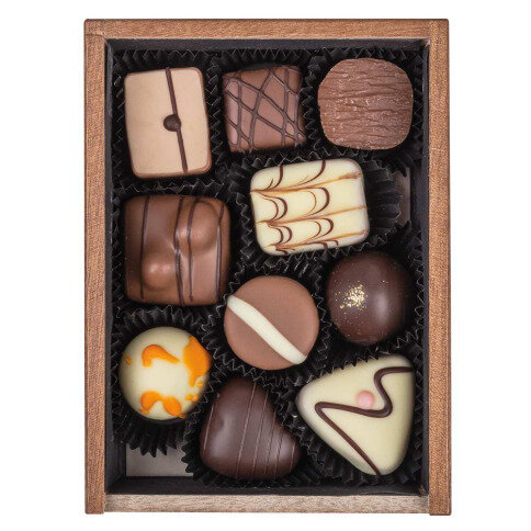 čokoládový darček, veľkonočné čokoláda, čokoláda k Veľkej noci, elegantné veľkonočné darček, drevená škatuľka,