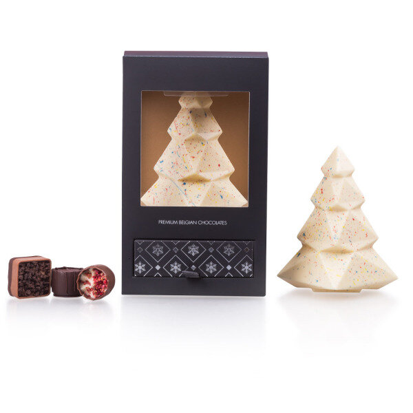 E-shop Luxusný čokoládový stromček - biela čokoláda
