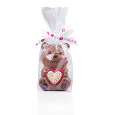 Valentínsky medvedík z čokolády 